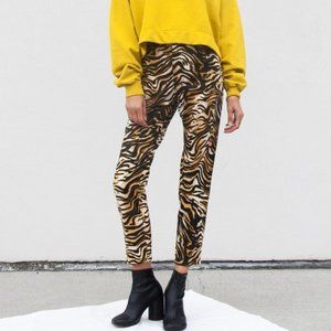 Rachel Comey Tiger Print Jeans - Size 6
